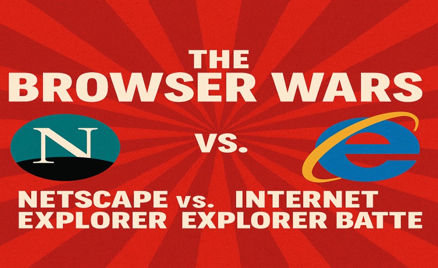 The Browser Wars: Netscape vs. Internet Explorer Battle