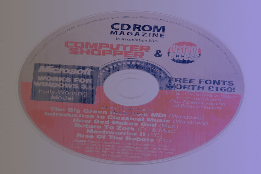 Computer Magazine Cover Discs