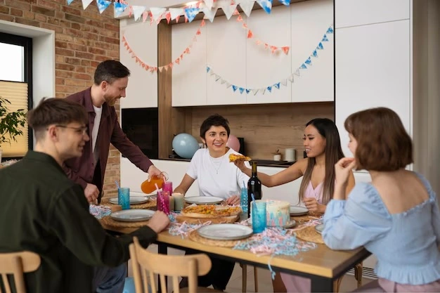 tech-free dinner party